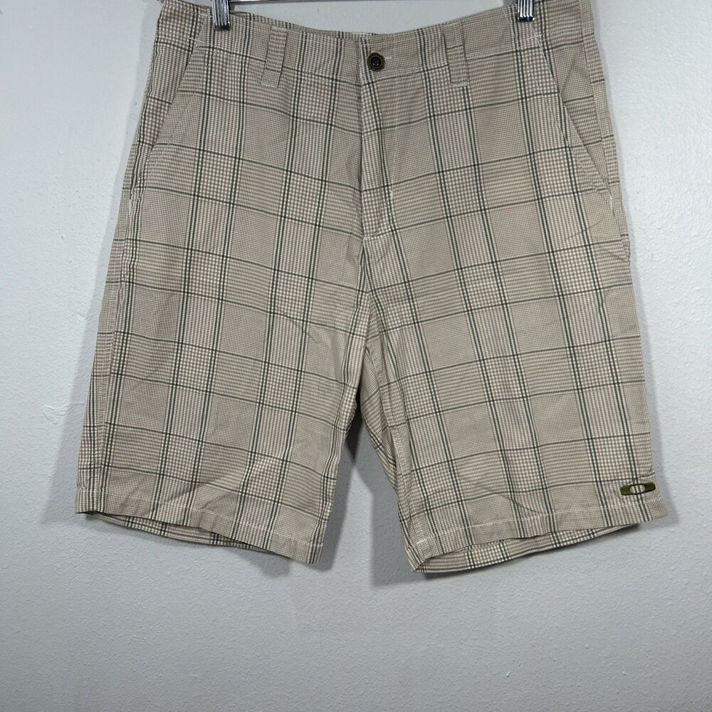 Oakley Shorts Mens 36 Plaid Chino Golf Skater Summer Vacation